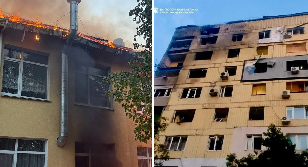 РФ била по Дніпропетровщині та атакувала дронами Київщину: є загиблий …