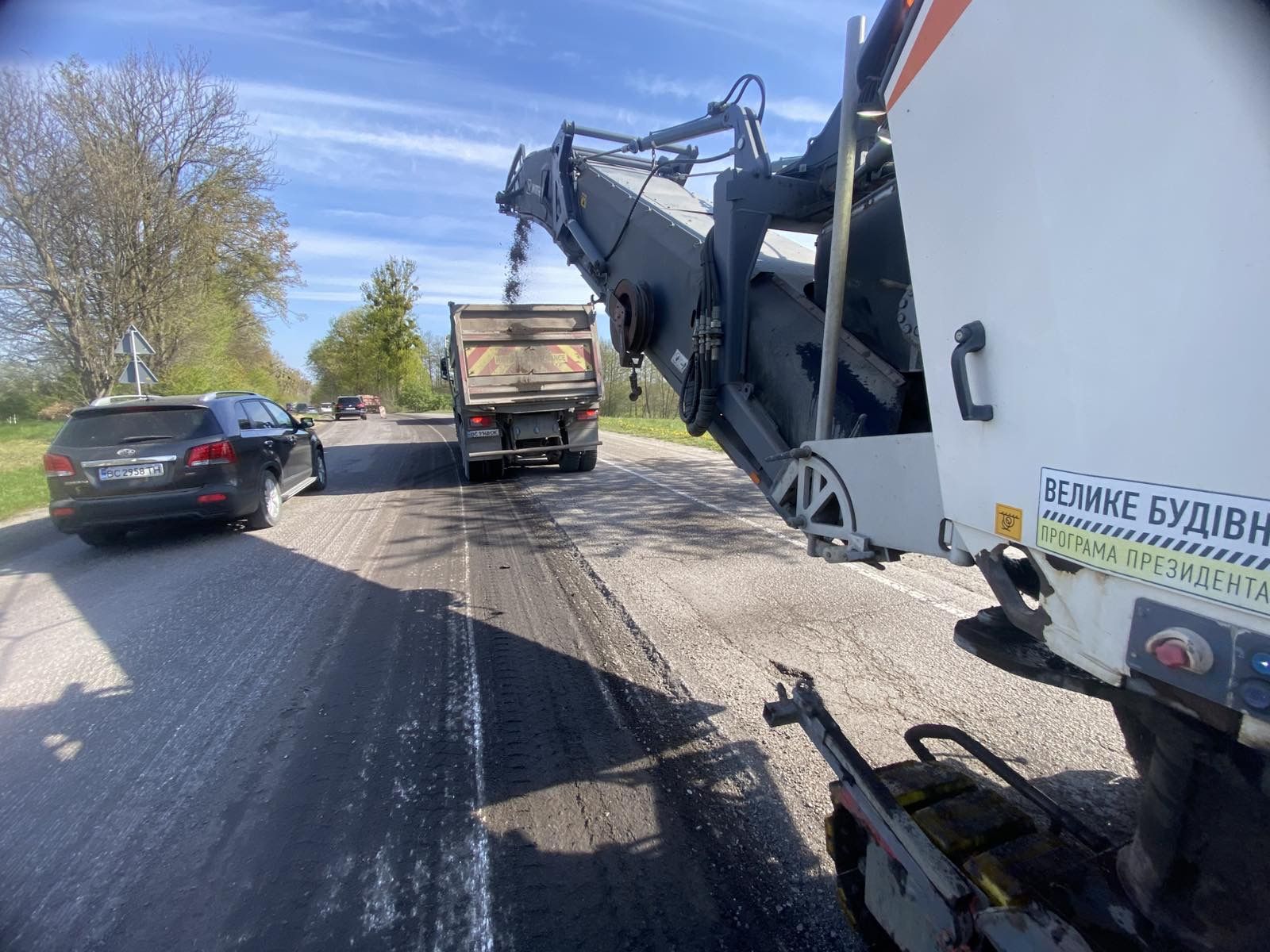 Ремонт траси Стрий – Мамалига: на ділянці біля Миртюків запроваджено …