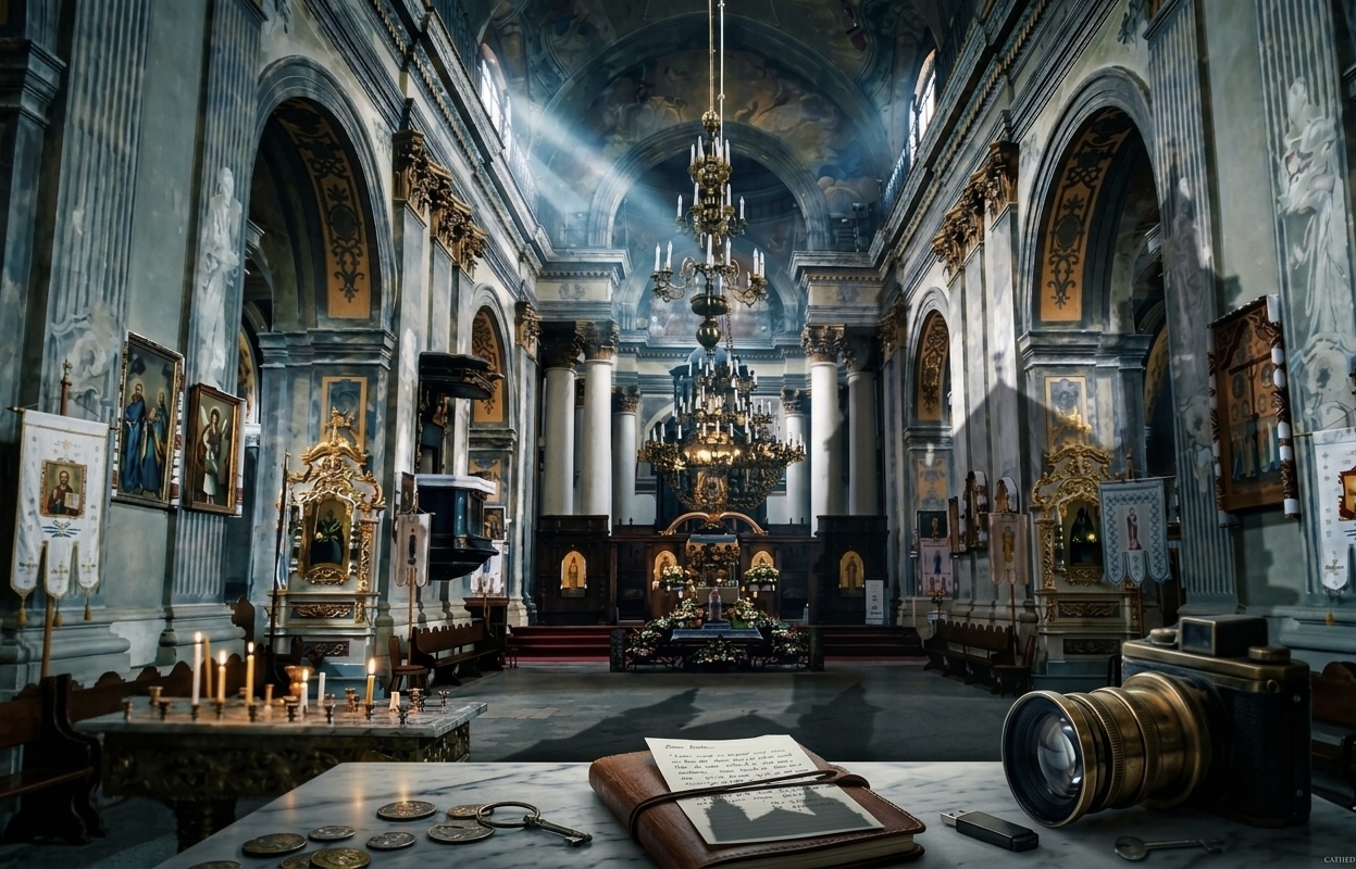 Репортаж "з-під небес". Як під склепінням давнього львівського храму реставрують …
