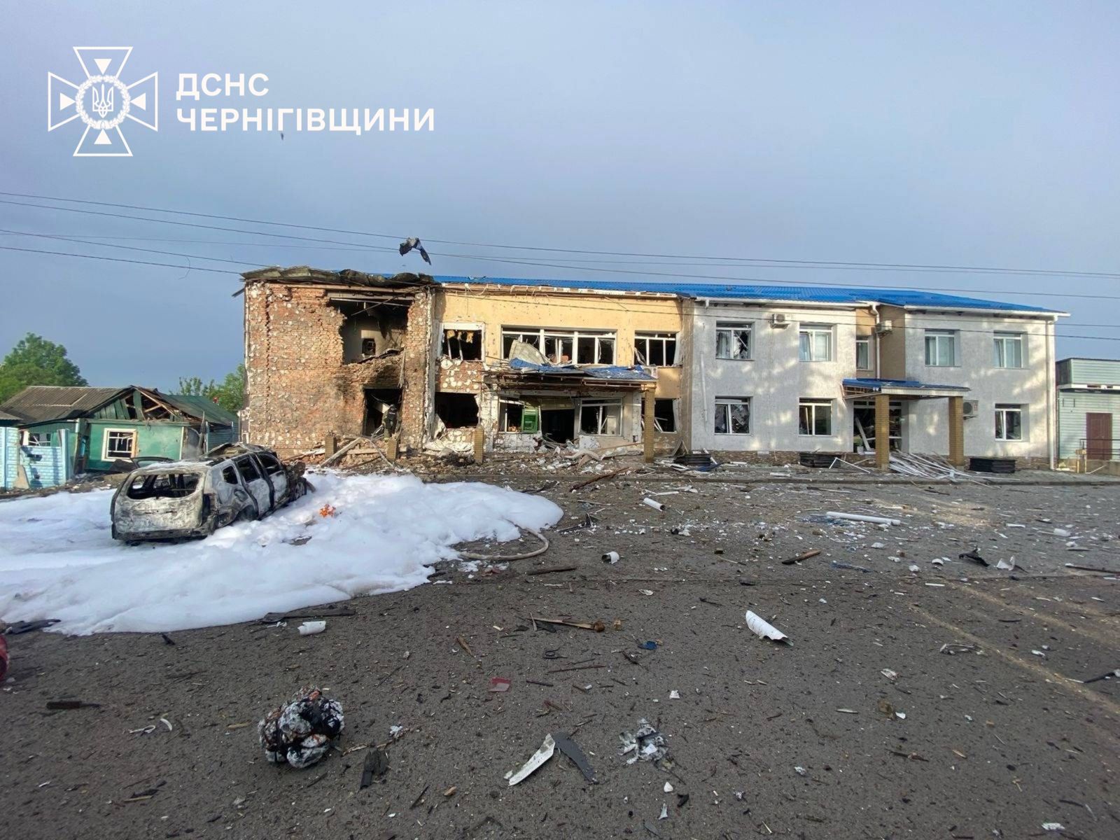 БпЛА вдарив по відпочинковому комплексу у Батуринській громаді
