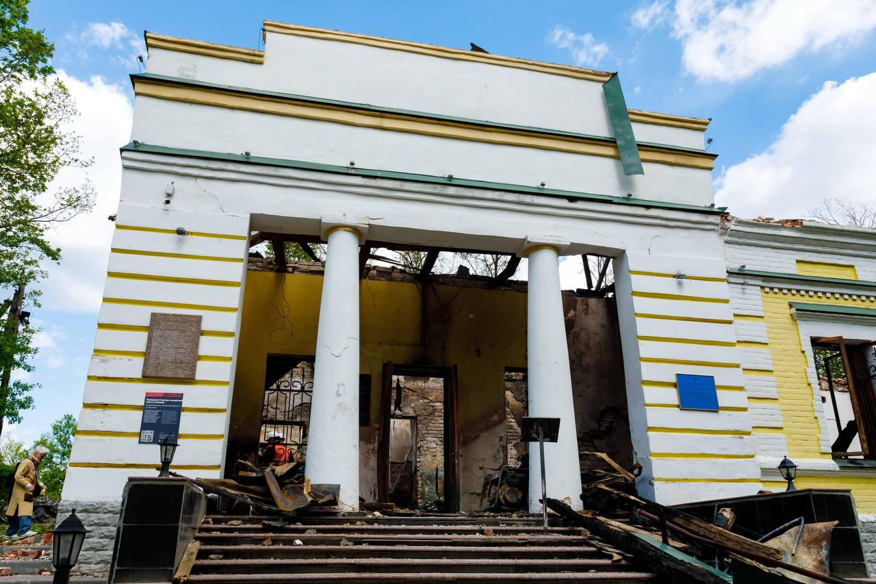 Російська «Молнія» пошкодила будівлю музею Сковороди на Харківщині