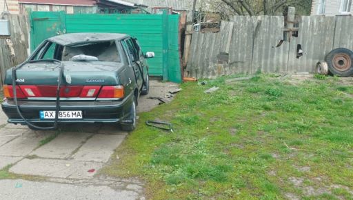 Російська армія понівечила дроном ВАЗ на Харківщині: кадри з місця