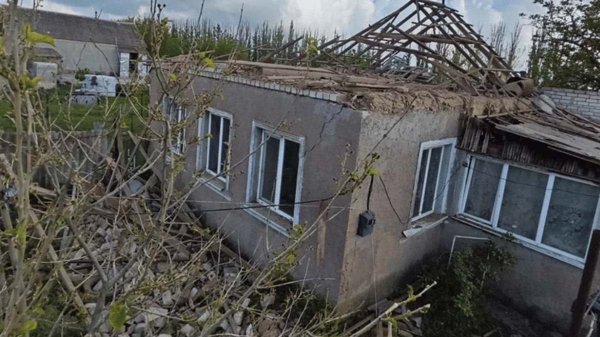 Російські військові обстріляли село Шевченківка на Херсонщині