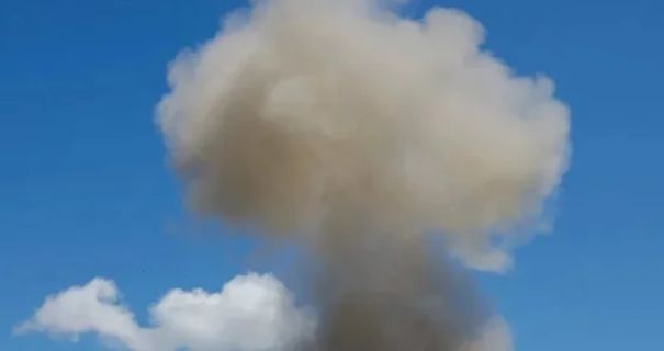 Росіяни вдарили по центру Житомира, над містом підіймається дим