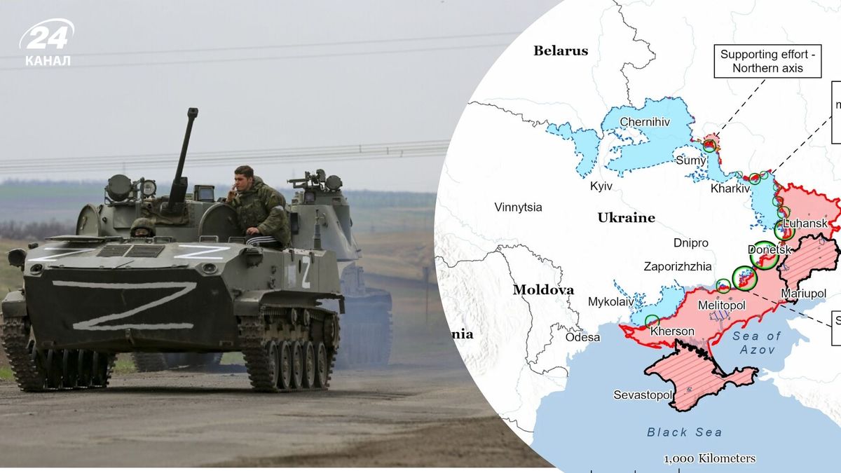 Росія штурмує кордон на Сумщині, але втрачає позиції на Донбасі …