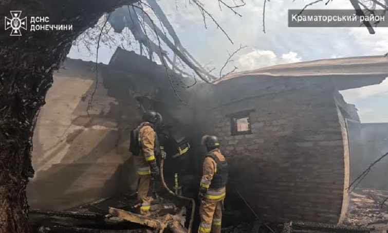 Рятувальники Донеччини показали наслідки російських обстрілів (відео)