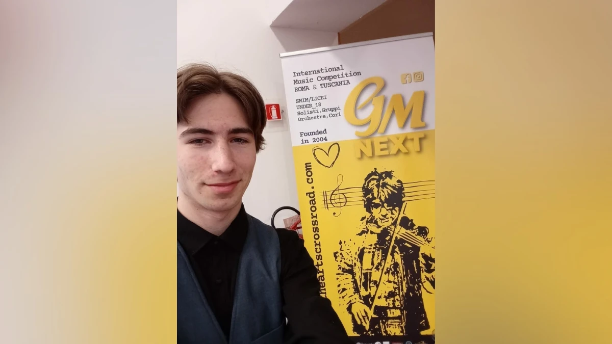 Саксофоніст з Херсонщини здобув нагороду на міжнародному конкурсі в Італії
