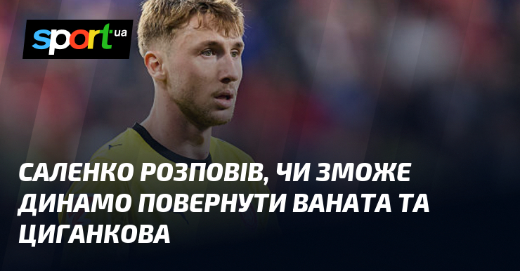 Саленко розповів, чи зможе Динамо повернути Ваната та Циганкова