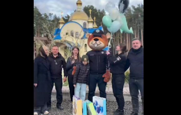 Син загиблого поліцейського з Маневич відсвяткував 10-річчя