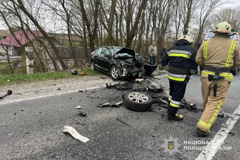 Смертельна аварія біля Кам’янок: у зіткненні трьох автомобілів загинула 51-річна …