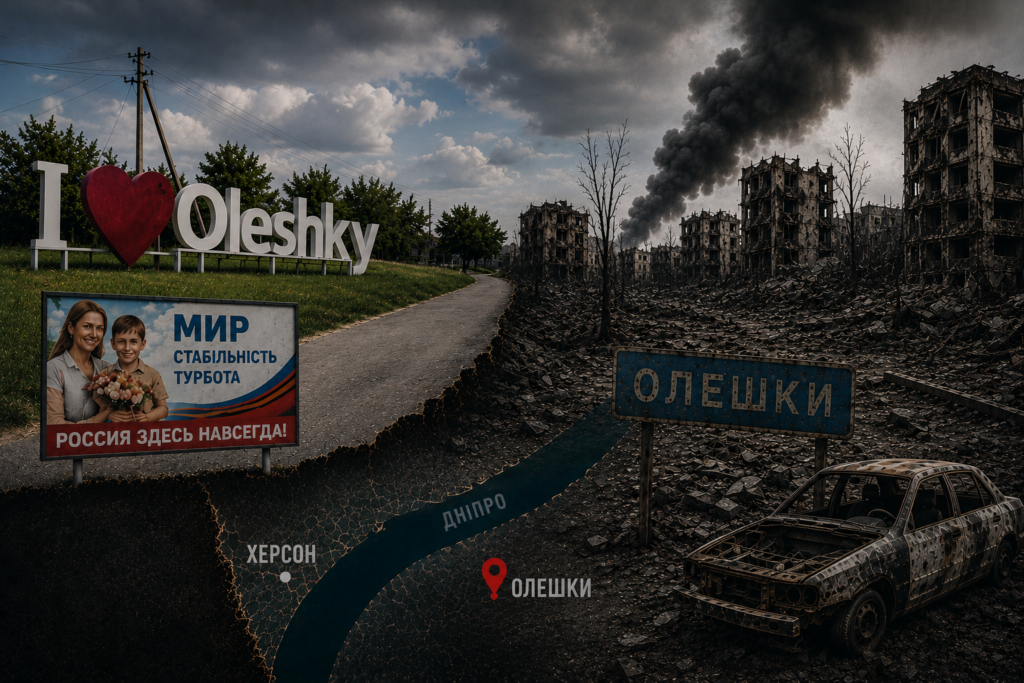 Смертельна «турбота»: гуманітарна катастрофа в Олешках під акомпанемент пропаганди