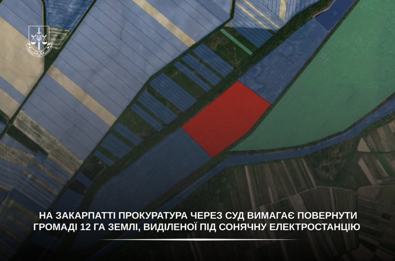 Сонячна електростанція “на папері”: прокуратура викрила багатотисячні борги за землю …