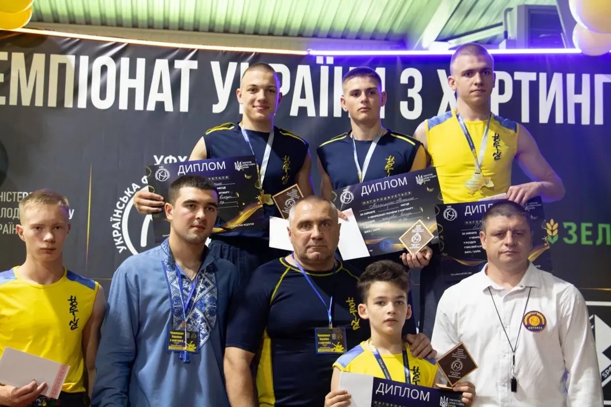 Спортсмени з Полтавщини стали чемпіонами України з хортингу