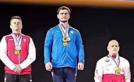 Спортсмен з Луганщини став чемпіоном Європи з пауерліфтингу