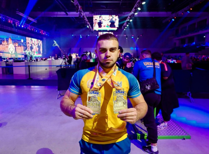 Спортсмен з Чернігівщини став дворазовим чемпіоном Європи з пара-армрестлінгу