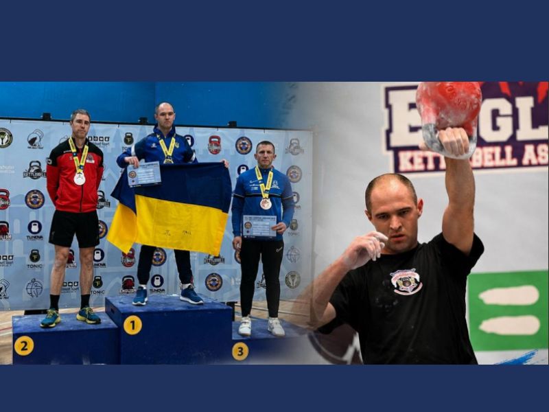 Спортсмен із Рівненщини став чемпіоном Європи з гирьового спорту