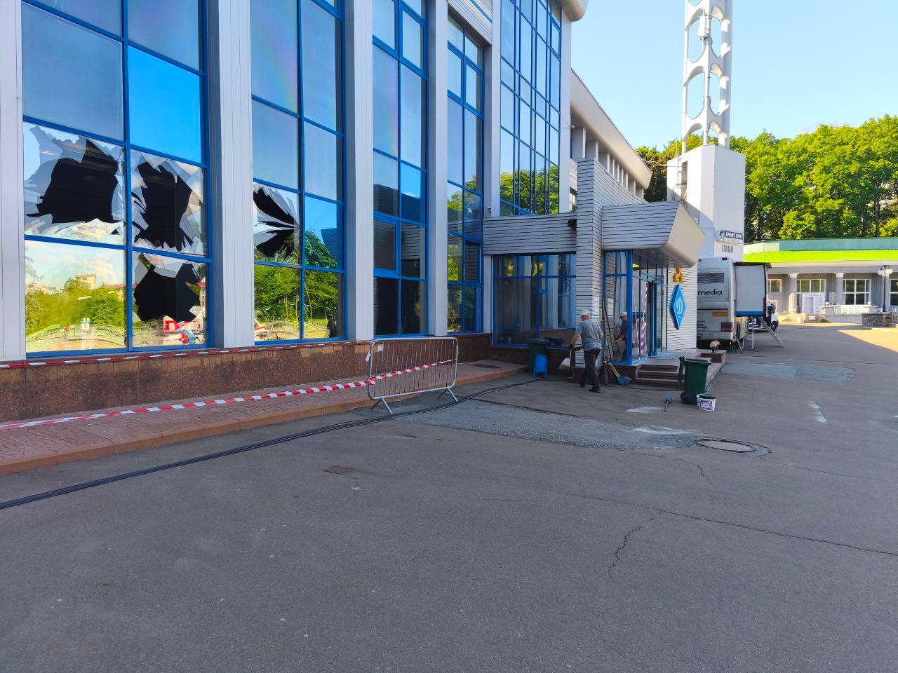 У Києві пошкоджено стадіон "Динамо" імені Лобановського: чи відбудеться сьогоднішній …