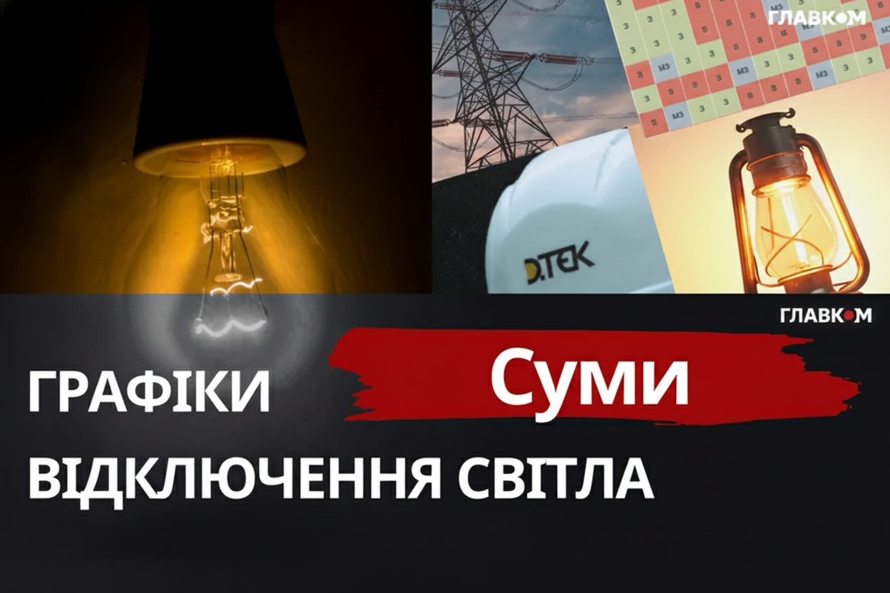 Суми на 10 годин залишаться без світла та води