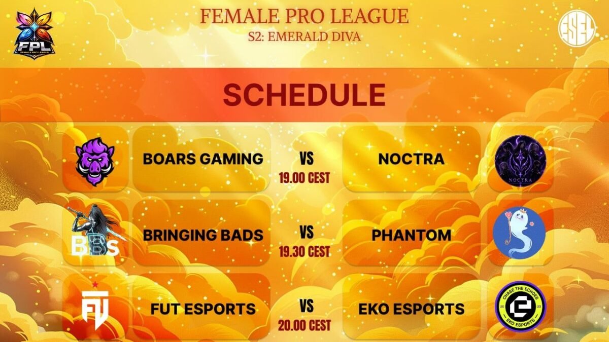 Сьогодні стартує Female Pro League S2: Emerald Diva з Mobile …