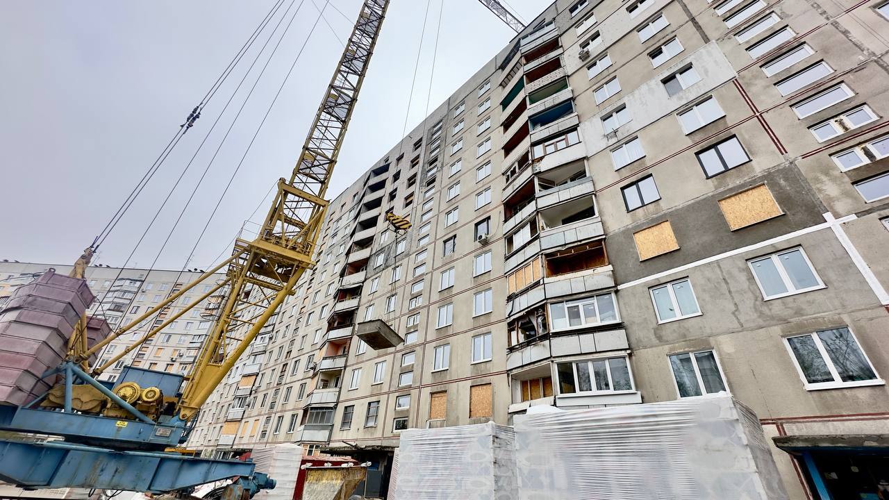 Терехов анонсував план відновлення харківських будинків на 2026 рік