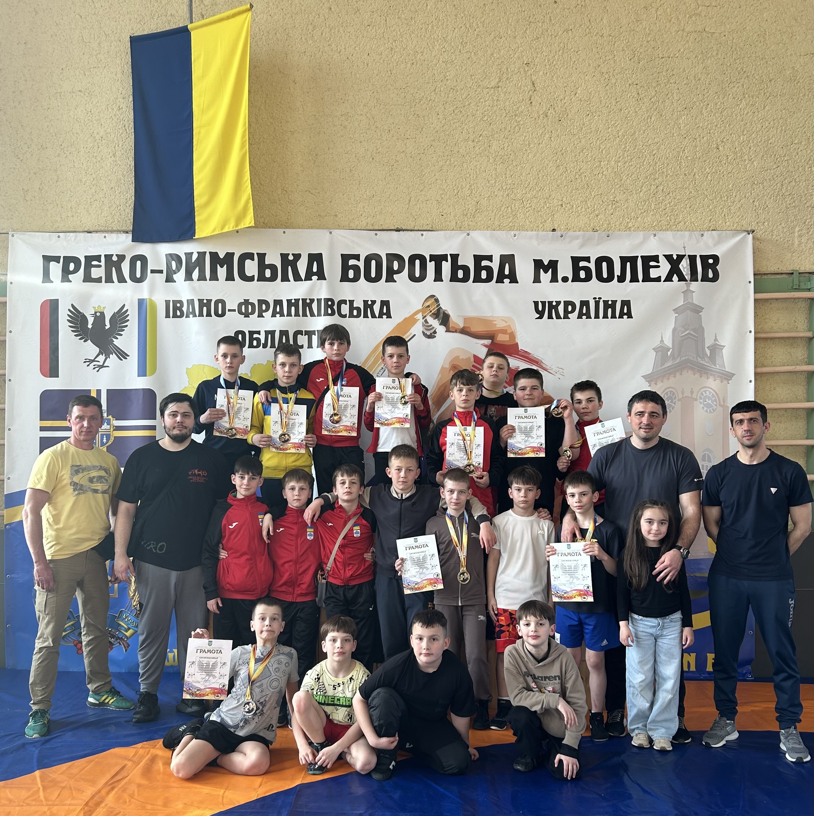 Тернопільські борці - призери всеукраїнського турніру з греко-римської боротьби