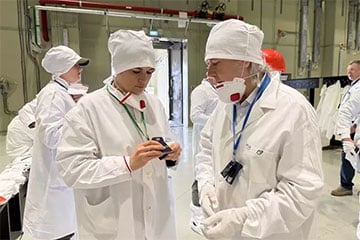 Тихановская посетила Чернобыльскую АЭС