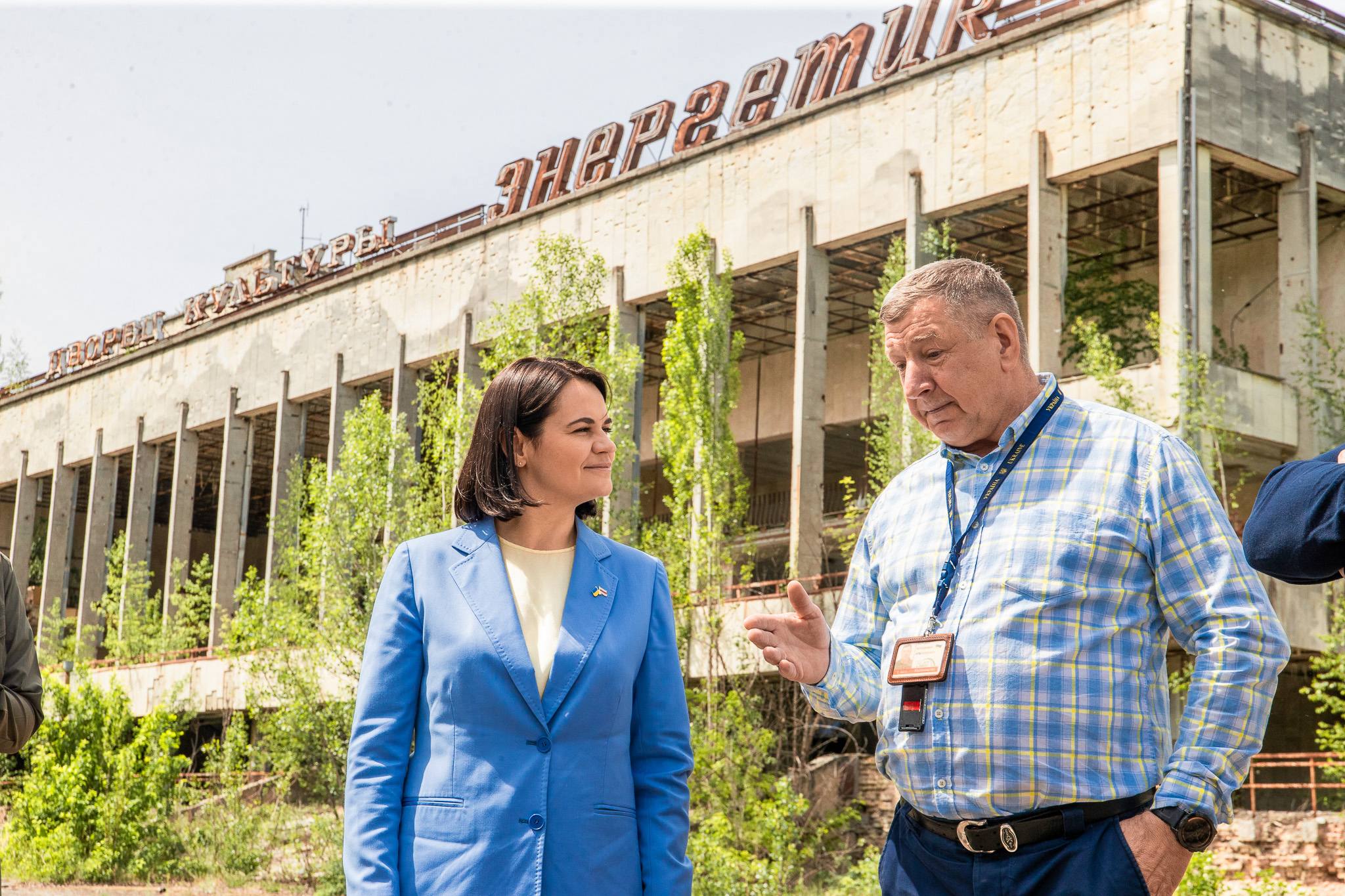 Тихановська відвідала Чорнобильську АЕС та Прип'ять (фото)