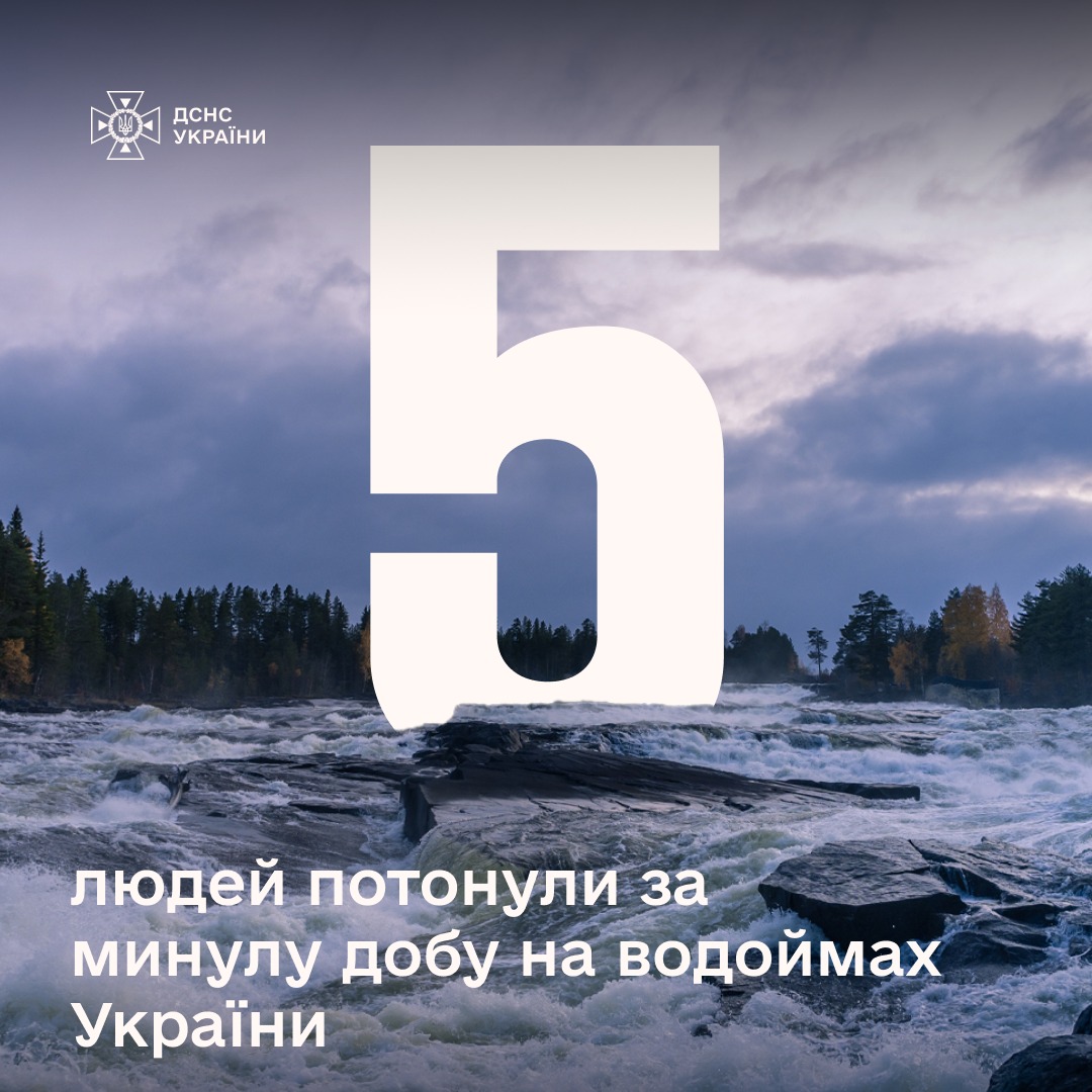 За травень на водоймах України загинуло 49 людей, серед них …