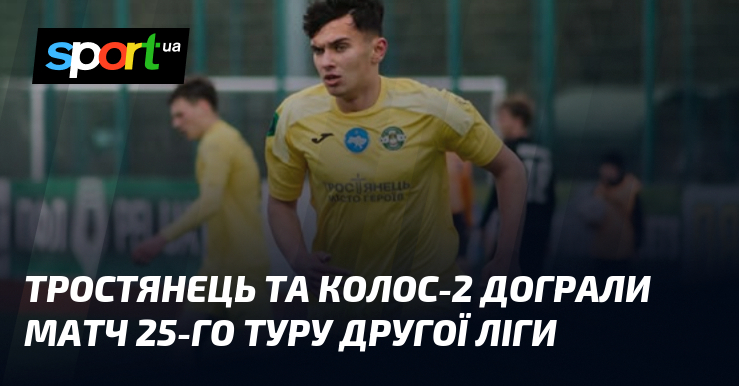 Тростянець та Колос-2 дограли матч 25-го туру Другої ліги