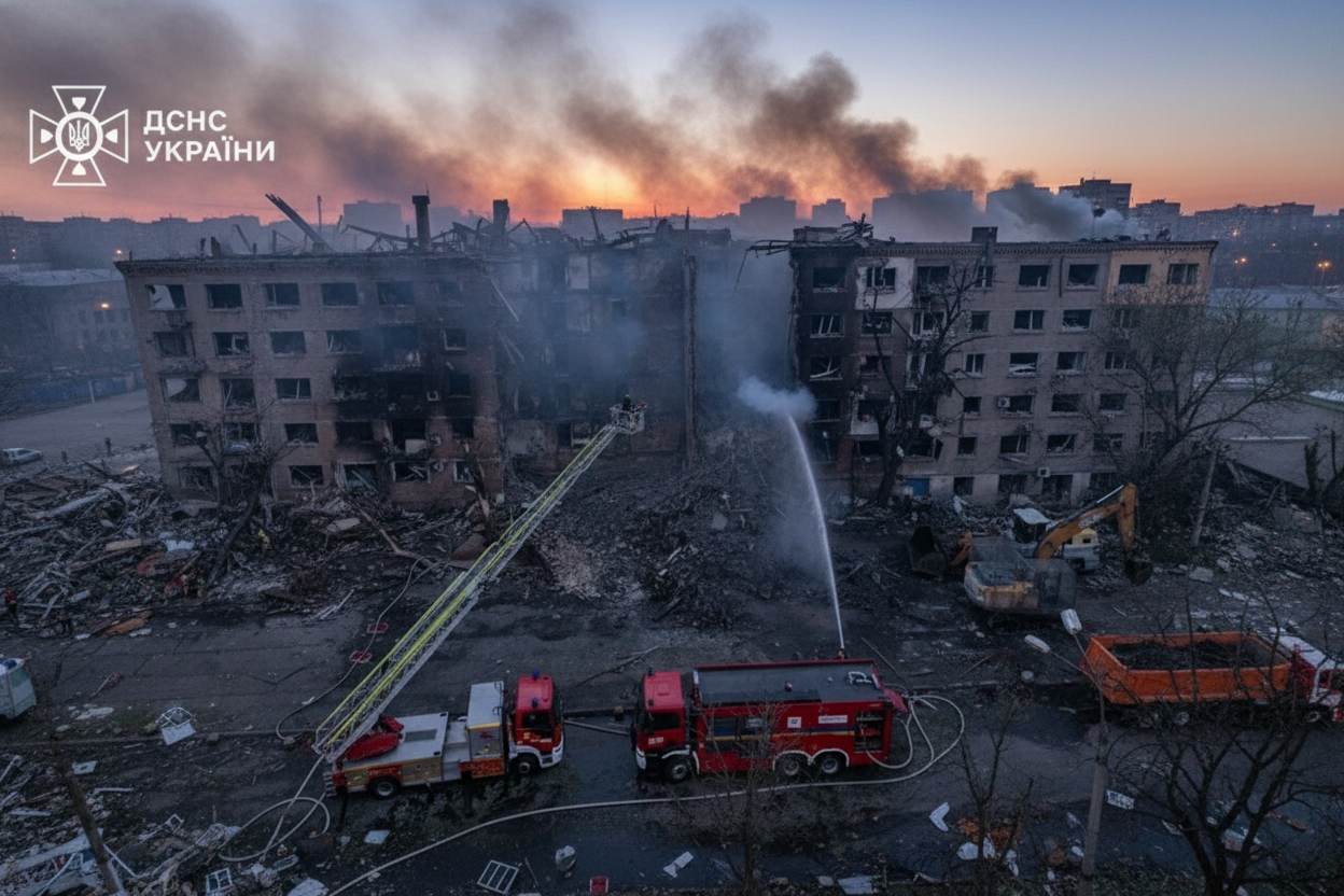 Російський удар по Києву: 300 об’єктів пошкоджено, 87 поранених