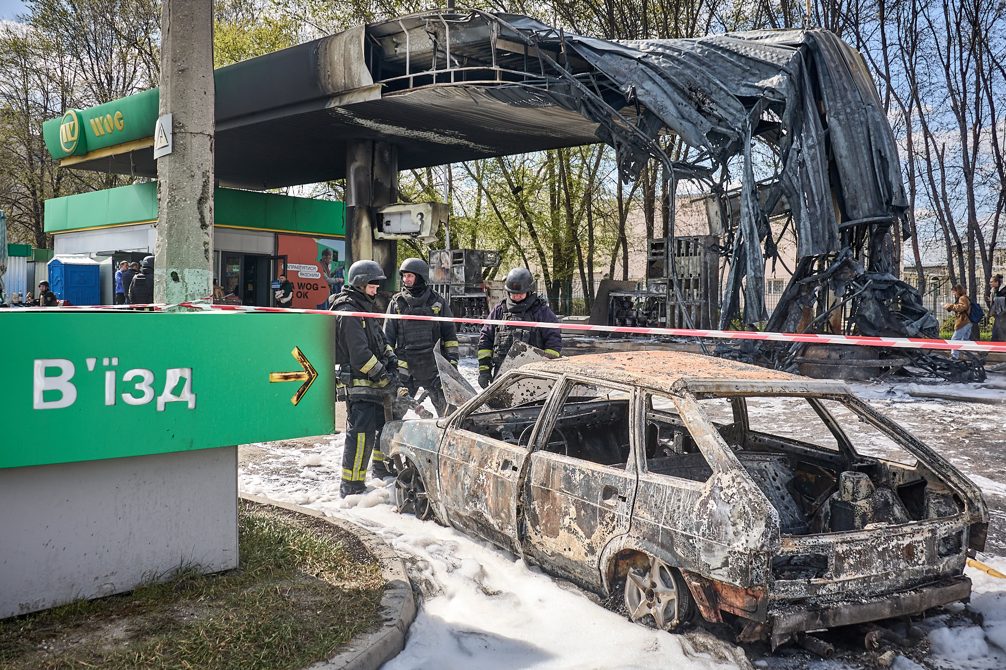 Масована атака дронів на Харків: під ударом — автозаправки