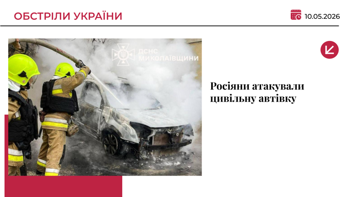 Ворожий FPV-дрон атакував цивільне авто на Миколаївщині: постраждали чоловік та …