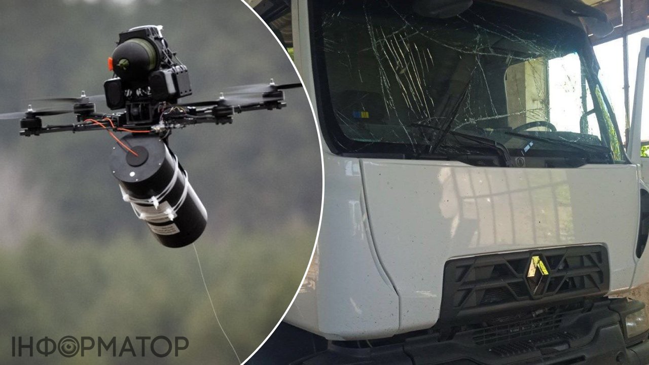 Росіяни вдарили FPV-дроном по цивільній вантажівці в Марганці — поранено …