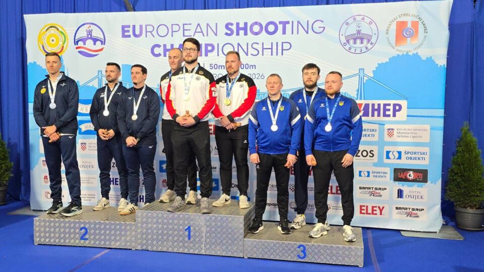 Українські армійці стали бронзовими призерами чемпіонату Європи з кульової стрільби