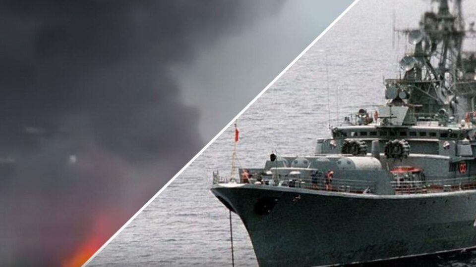 Українські воїни уразили російський корабель та ракетний катер