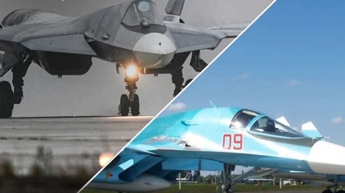 Українські дрони поцілили у кілька Су-57 та Су-34 на російському …