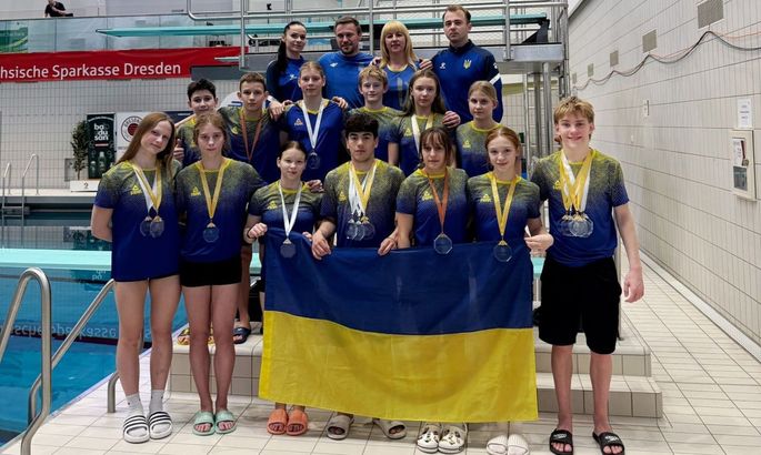 Українські стрибуни у воду завоювали друге загальнокомандне місце на міжнародному …