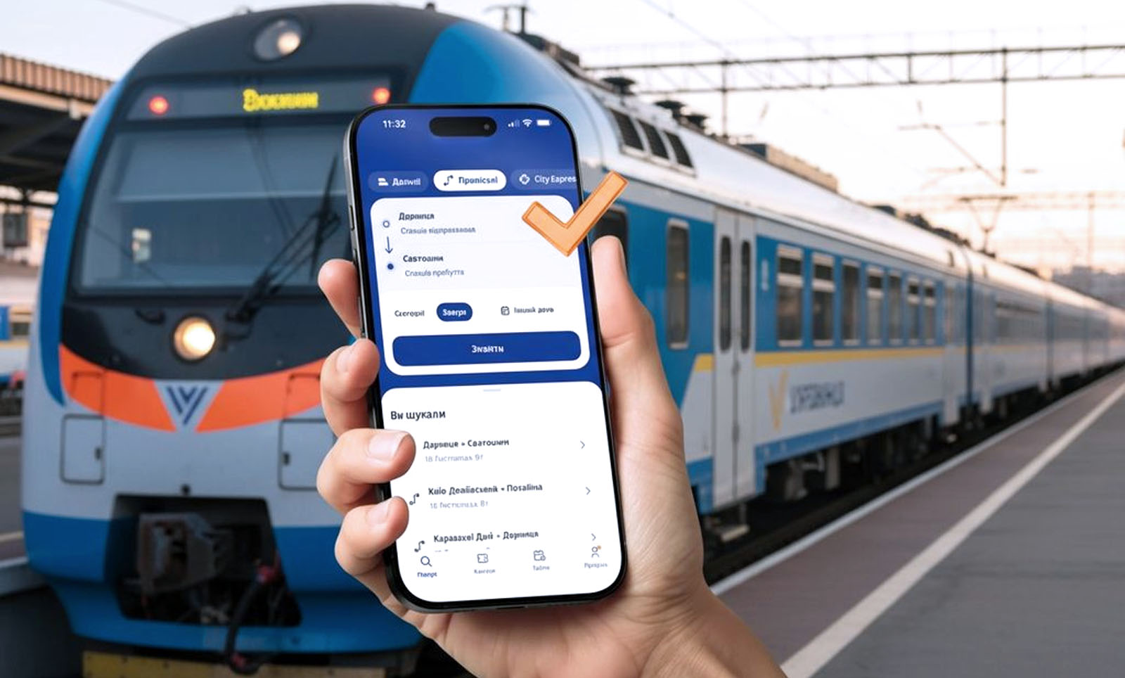 “Укрзалізниця” запускає продаж всіх приміських квитків у мобільному застосунку