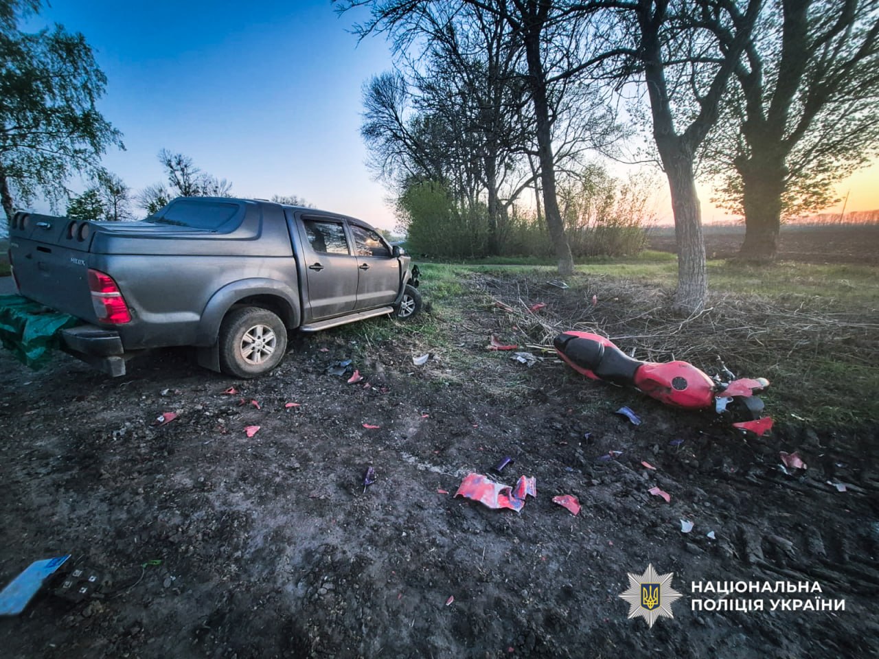 Унаслідок ДТП на Черкащині обірвалося життя 36-річного мотоцикліста