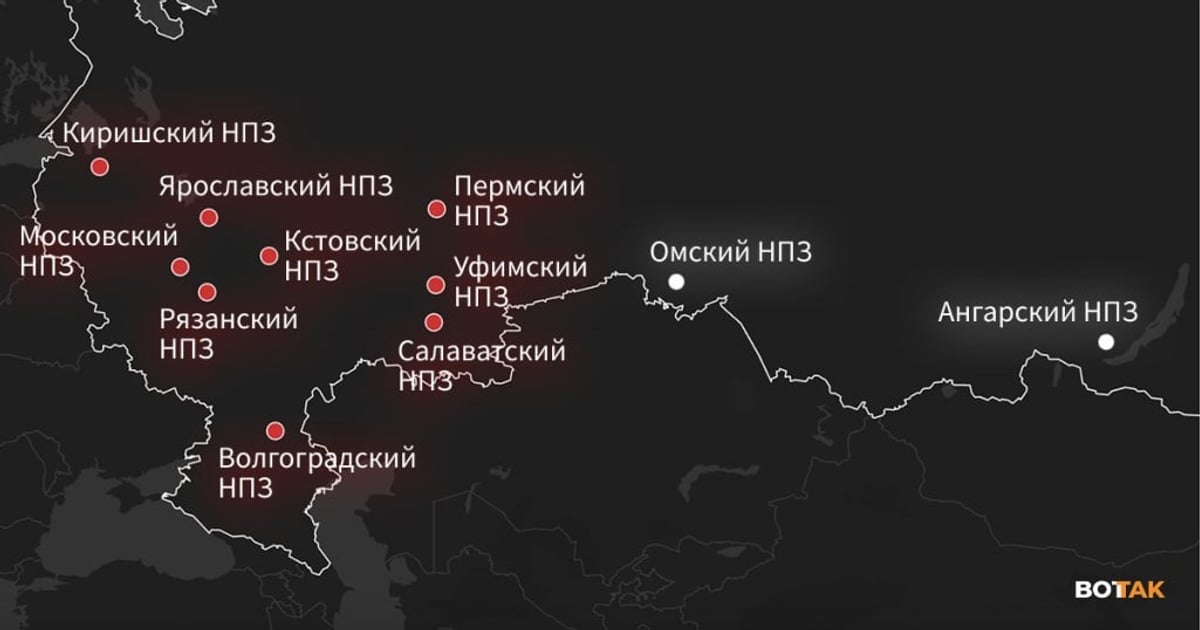 У росії залишилися лише два великі НПЗ, до яких не …