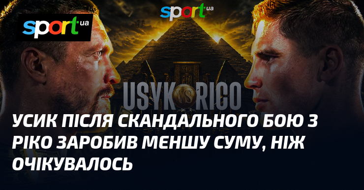Усик після скандального бою з Ріко заробив меншу суму, ніж …