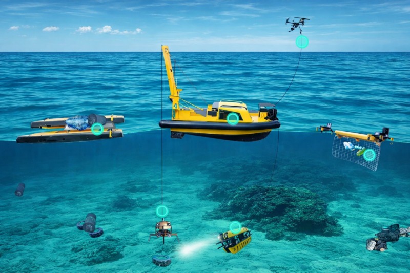 У Європі випробовують роботів для очищення морського дна