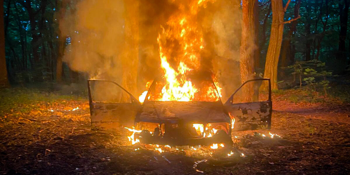 У Винниках вщент згорів автомобіль