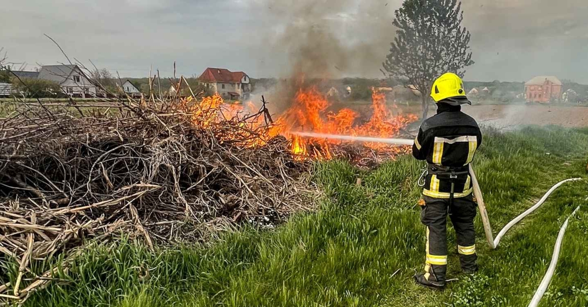 У Вінниці вогонь спалахнув безпосередньо в приміщенні пральні