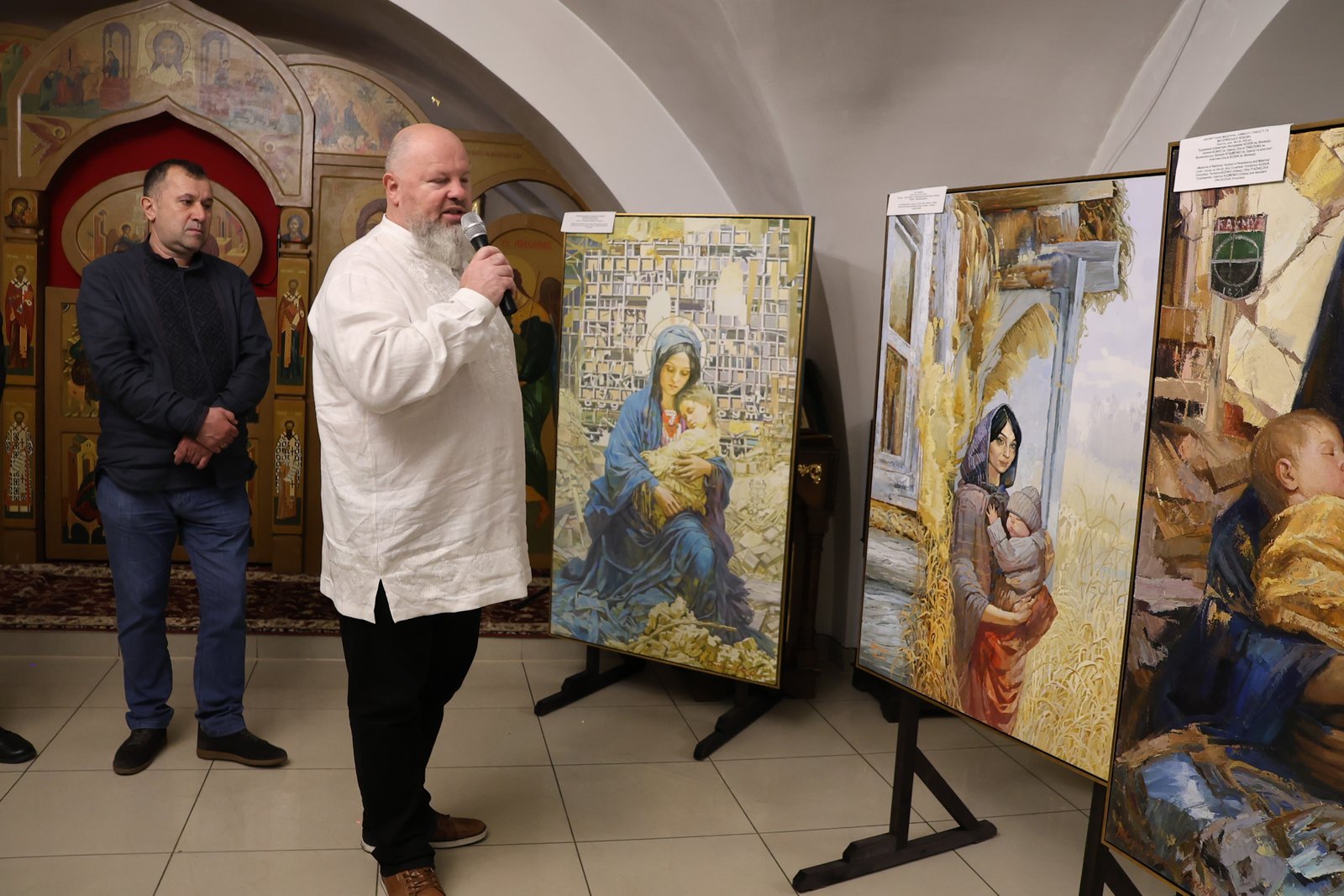 У підземному храмі святих безсрібників Косьми і Даміана презентували мистецький …