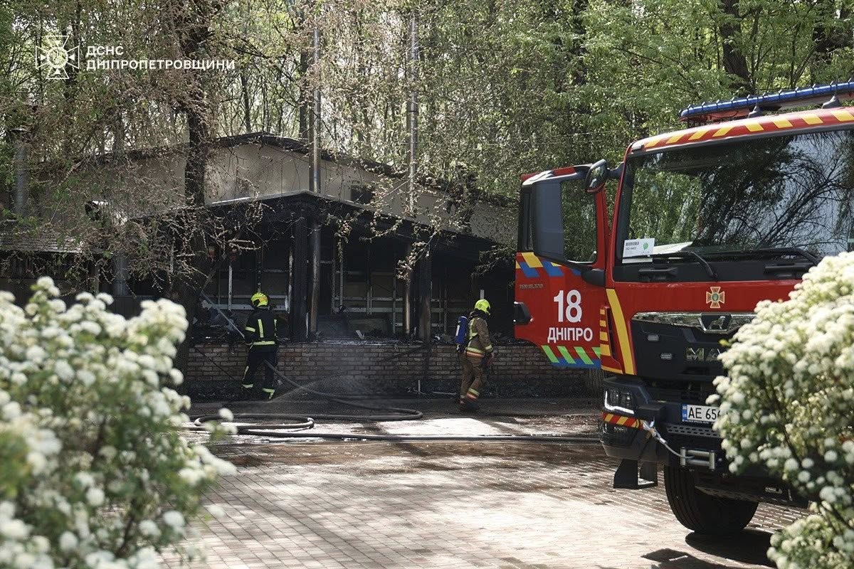 У Дніпрі горів ресторан