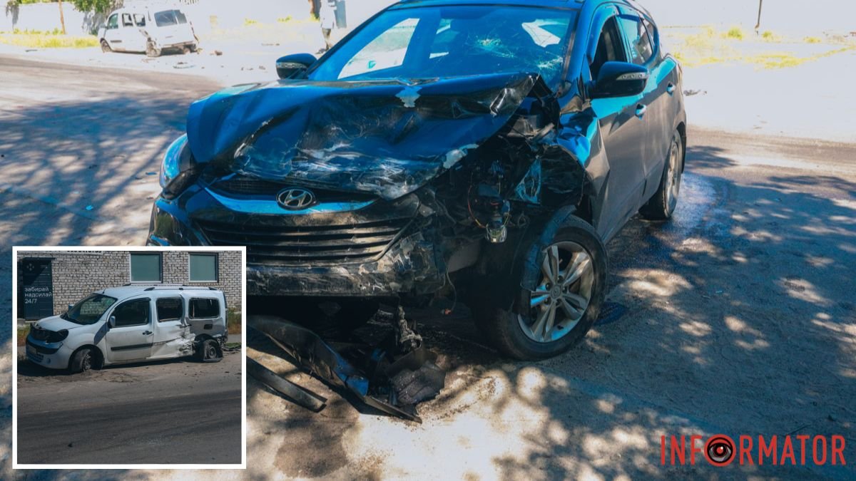 У Дніпрі на Зимових Походів зіткнулися Renault та Hyundai