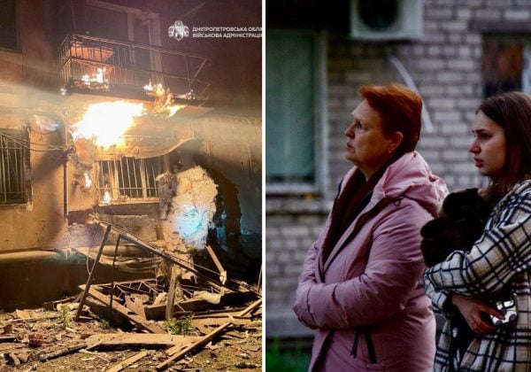 У Дніпрі після удару дронів загорівся житловий будинок: постраждала вагітна …