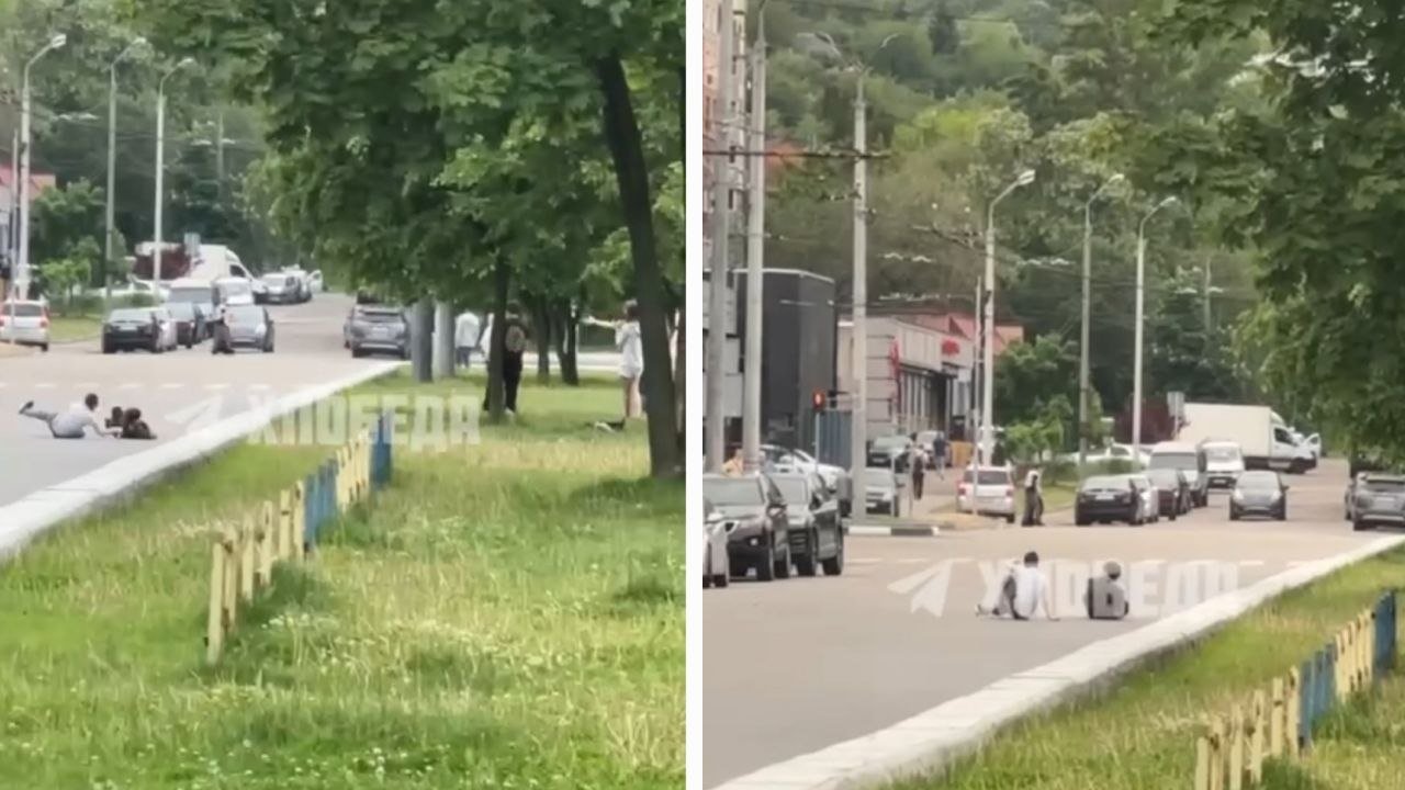 У Дніпрі школярі повзали та лежали посеред проїжджої частини