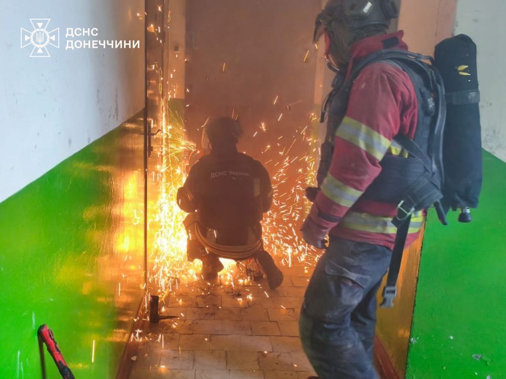 У Дружківці внаслідок атаки дрона сталася пожежа в квартирах багатоповерхового …
